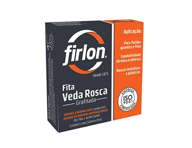 Fita Veda Rosca Grafitada